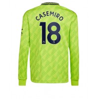 Manchester United Casemiro #18 Fotballklær Tredjedrakt 2022-23 Langermet
